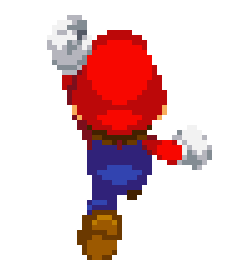 Mario tilting his head